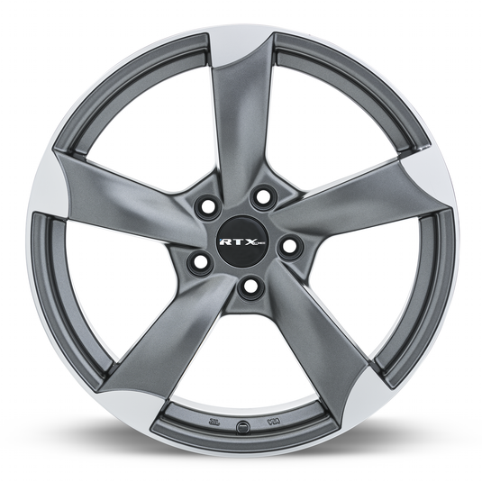 RTX® (OE) • 082479 • RS II • Satin Gunmetal Machined • 17x7.5 5x112 ET45 CB57.1