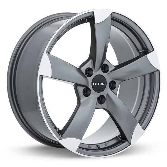 RTX® (OE) • 082479 • RS II • Satin Gunmetal Machined • 17x7.5 5x112 ET45 CB57.1