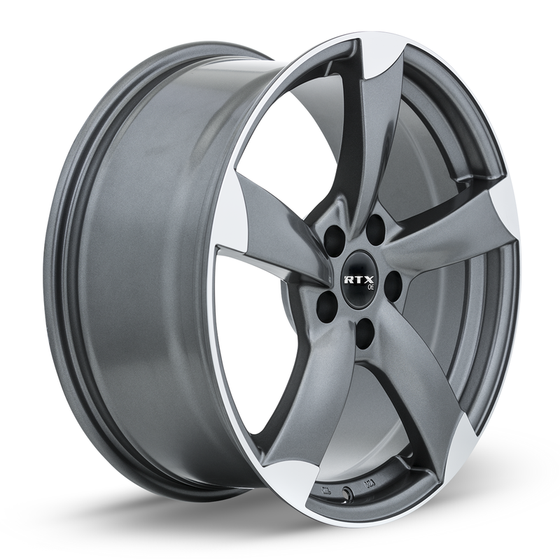 Load image into Gallery viewer, RTX® (OE) • 082479 • RS II • Satin Gunmetal Machined • 17x7.5 5x112 ET45 CB57.1
