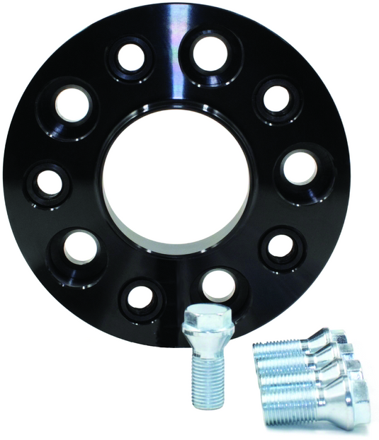 RTX RT510025571M14150BK - (2) Bolt-On Spacers Black 25mm 5x100/5x100 CB57.1 (5) M14x1.50