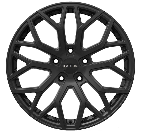 RTX® (RTX R-Spec) • 083277 • D01 (5 Lugs) • Gloss Black • 19x8.5 5x114.3 ET45 CB67.1
