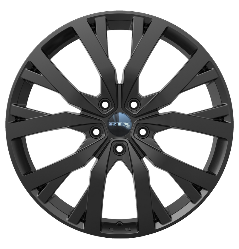 Load image into Gallery viewer, RTX® (OE) • 083400 • VW-02 • Gloss Black • 18x8 5x112 ET35 CB57.1
