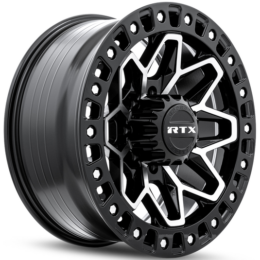 RTX® (Offroad) • 083205 • Zion • Noir brillant usiné • 20x9 8x170 ET20 CB125