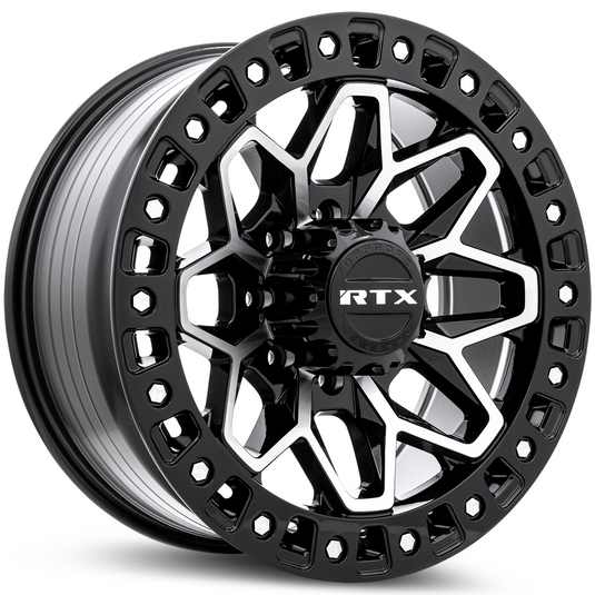 RTX® (Offroad) • 083205 • Zion • Noir brillant usiné • 20x9 8x170 ET20 CB125