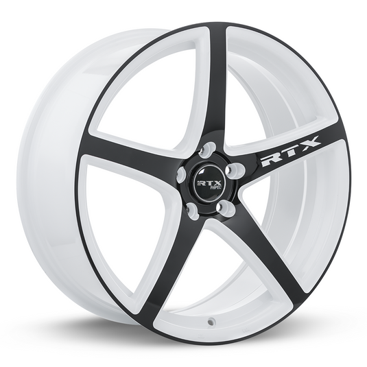 RTX® (R-Spec) • 081108 • Illusion • White and Black • 18x8 5x114.3 ET45 CB73.1