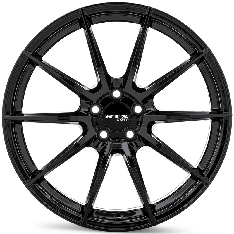 Load image into Gallery viewer, RTX® (R-Spec) • 083244 • RS03 • Gloss Black • 18x8 5x100 ET40 CB67.1
