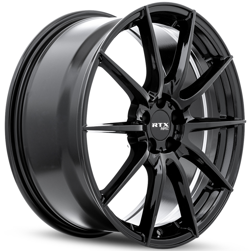 Chargez l&#39;image dans la visionneuse de la galerie, RTX® (R-Spec) • 083247 • RS03 • Noir brillant • 19x8,5 5x114,3 ET40 CB67.1
