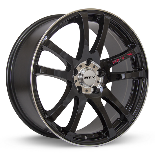 RTX® (RTX) • 081281 • Twin • Noir usiné • 15x6,5 4x100 ET38 CB73.1