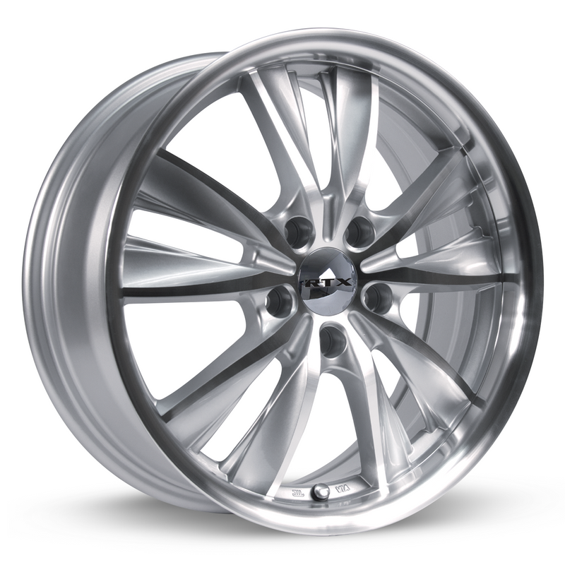 Chargez l'image dans la visionneuse de la galerie, RTX® (RTX) • 081366 • Twist • Argent usiné • 17x7 5x114.3 ET40 CB73.1
