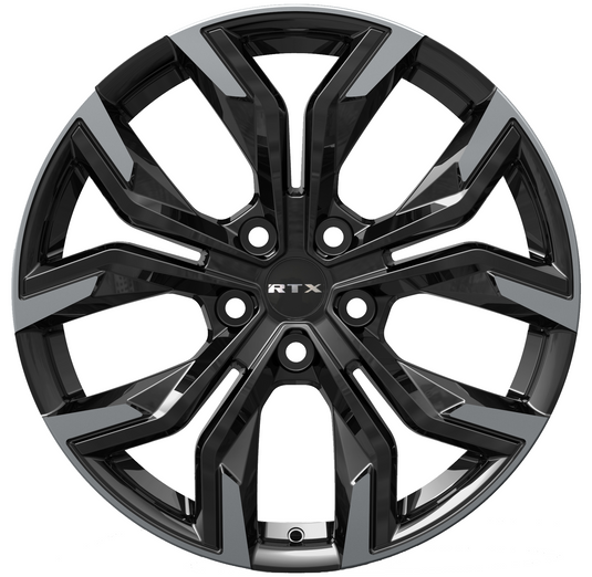 RTX® (R-Spec) • 083356 • Venom • Gloss Black Machined • 17x7 5x115 ET40 CB70.3