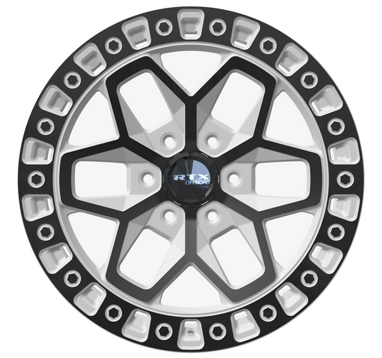 RTX® (Offroad) • 083287 • Zion • Blanc brillant avec rayons noirs • 17x9 6x139,7 ET0 CB106,1