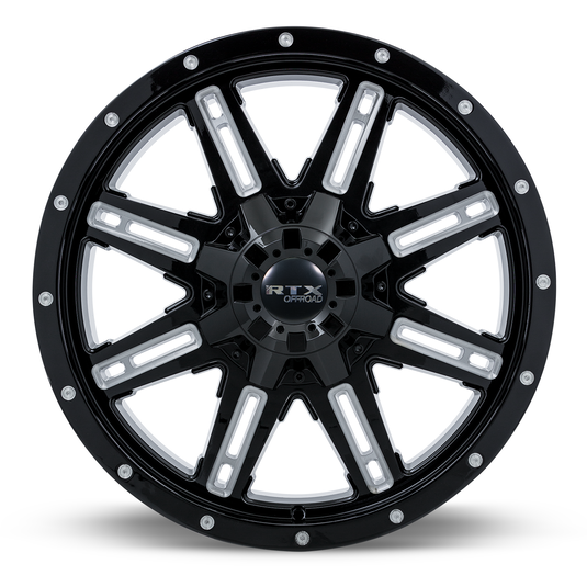 RTX® (Offroad) • 082084 • Ravine • Black Milled • 17x8 5x135/139.7 ET0 CB87.1