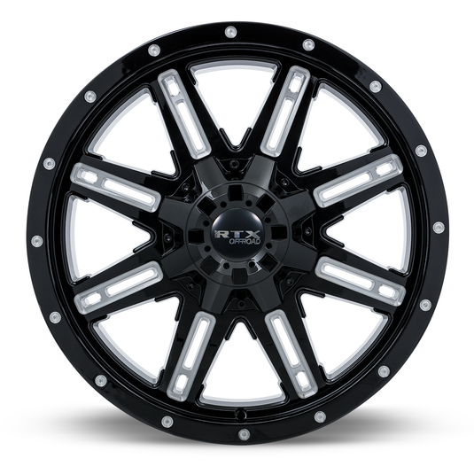 RTX® (Offroad) • 082091 • Ravine • Black Milled • 20x9 6x135/139.7 ET10 CB87.1