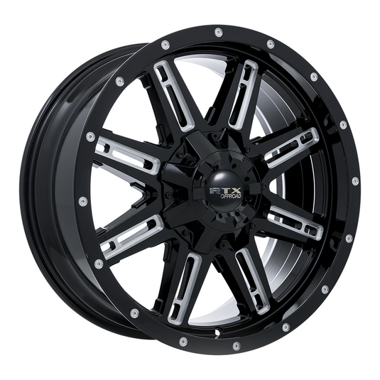 RTX® (Offroad) • 082086 • Ravine • Black Milled • 17x8 6x139.7 ET10 CB106.1