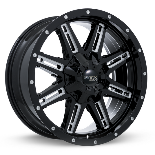 RTX® (Offroad) • 082091 • Ravine • Black Milled • 20x9 6x135/139.7 ET10 CB87.1