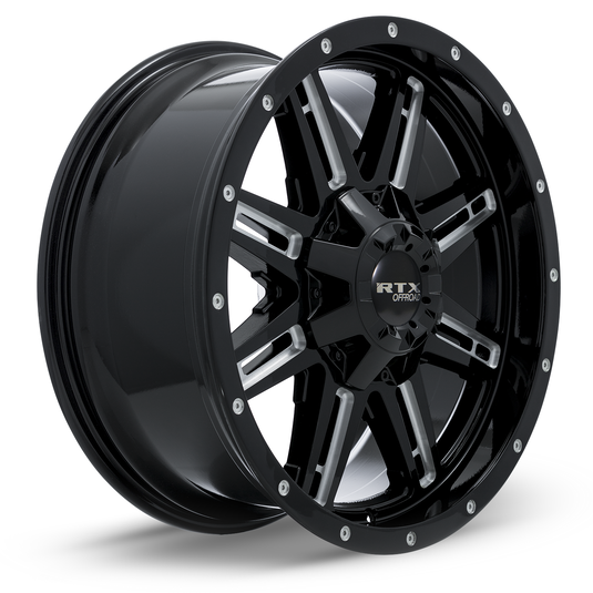 RTX® (Offroad) • 082084 • Ravine • Black Milled • 17x8 5x135/139.7 ET0 CB87.1