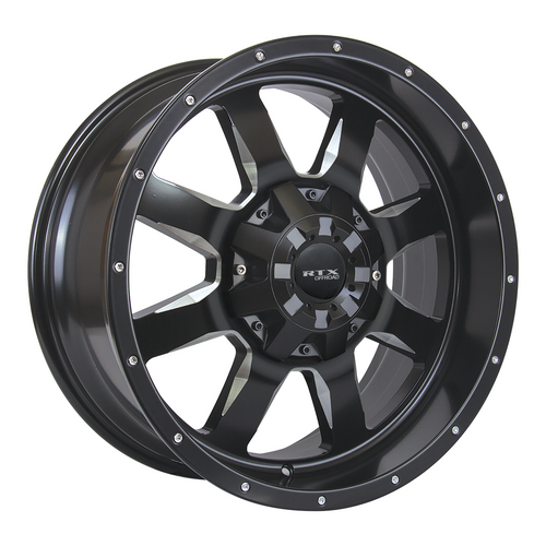 RTX® (Offroad) • 081691 • Ridgeline • Satin Black Milled • 18x9 8x170 ET15 CB125