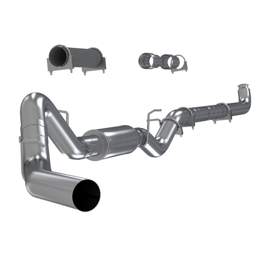 MBRP MBS6004P - 4" Down Pipe Back Single Side Off-Road include Front Pipe for Chevrolet Silverado 2001-2007 - RACKTRENDZ