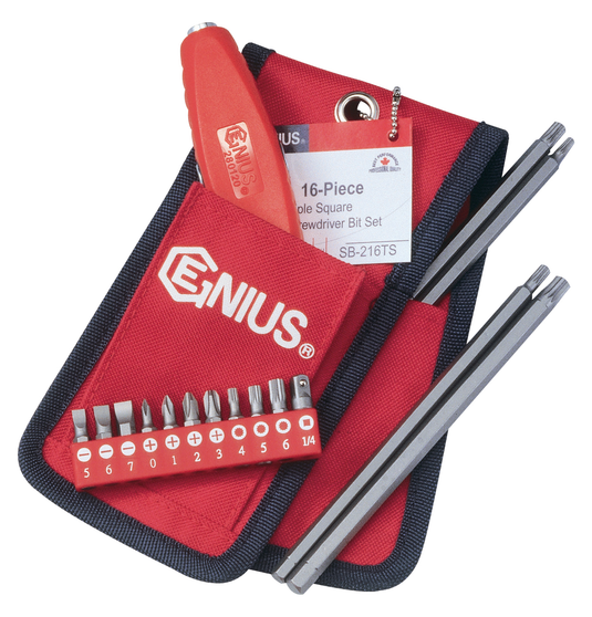16PC TRIPLE SQUARE BIT SET