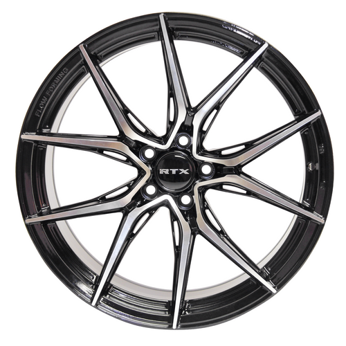RTX® (R-Spec) • 082820 • Slick • Black Machined • 20x9 5x114.3 ET38 CB73.1