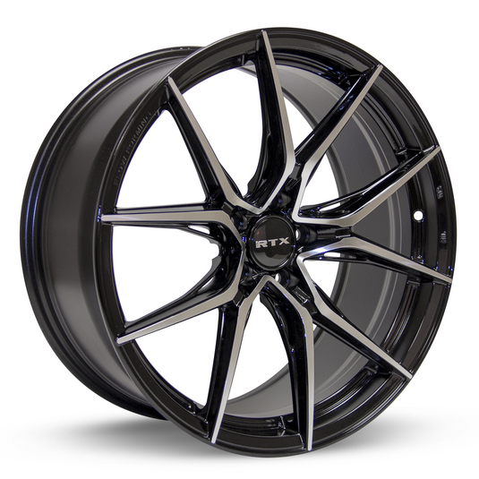RTX® (RTX R-Spec) • 082819 • Slick • Black Machined • 19x8.5 5x114.3 ET42 CB73.1