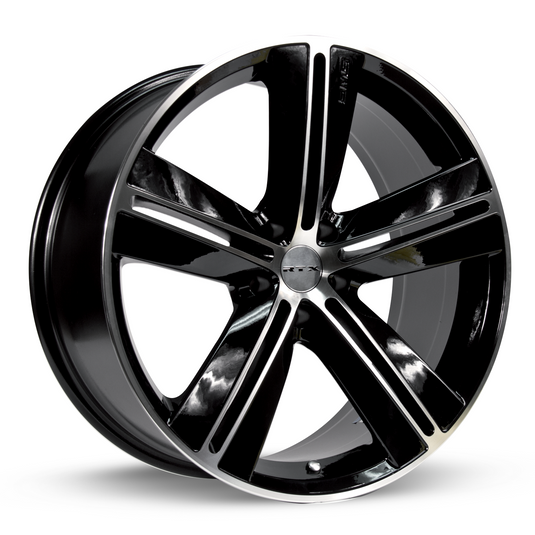 RTX® (RTX) • 081085 • SMS • Black Machined • 17x7.5 5x115 ET20 CB71.5