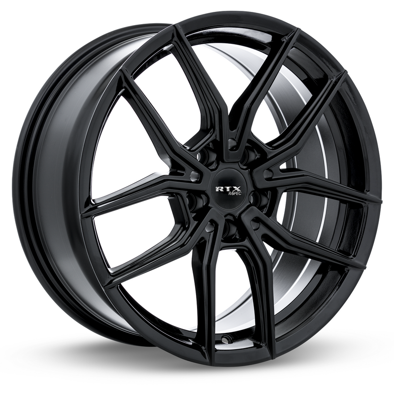 Chargez l&#39;image dans la visionneuse de la galerie, RTX® (R-Spec) • 082723 • SW05 • Noir brillant • 18x8 5x114.3 ET42 CB73.1
