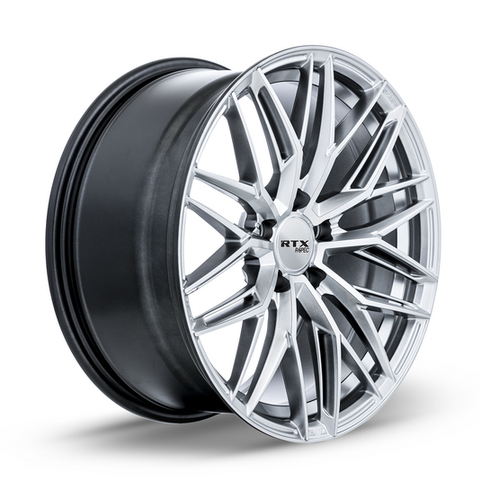 RTX® (R-Spec) • 082716 • SW20 • Argent avec face usinée • 18x8,5 5x114,3 ET45 CB73.1