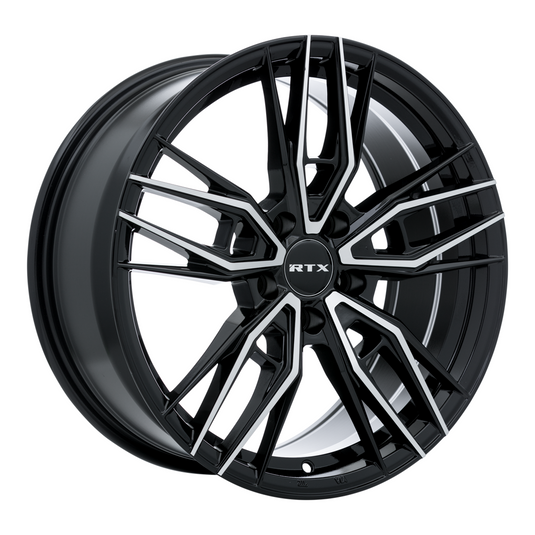 RTX® (RTX) • 083048 • Scepter • Gloss Black Machined • 18x8 5x114.3 ET40 CB73.1