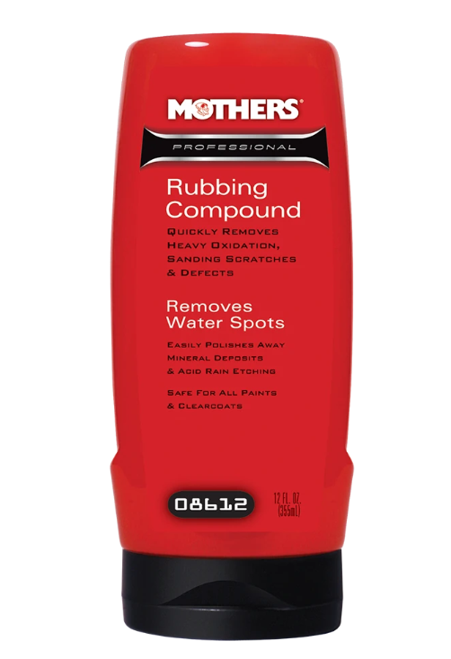 Mothers 08612 - Professional Rubbing Compound 12 oz (1 Unit) - RACKTRENDZ