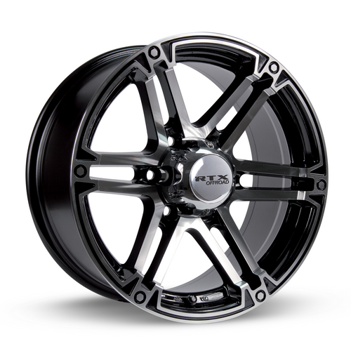 RTX® (Offroad) • 081250 • Slate • Black Machined • 17x8 6x135 ET25 CB87.1