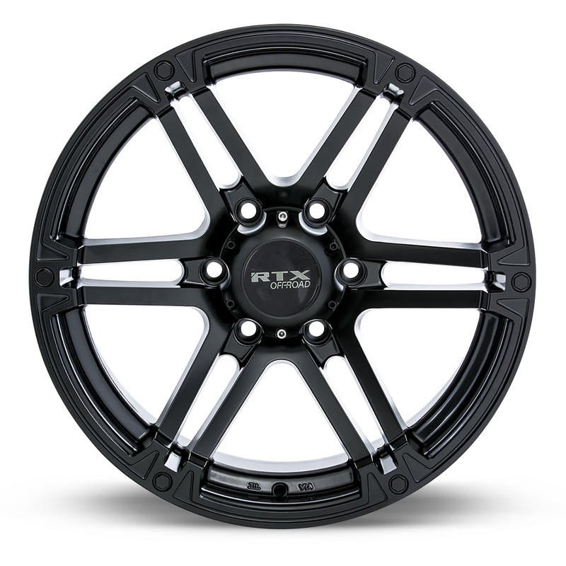 Load image into Gallery viewer, RTX® (Offroad) • 081813 • Slate • Satin Black • 17x8 6x139.7 ET25 CB106.1
