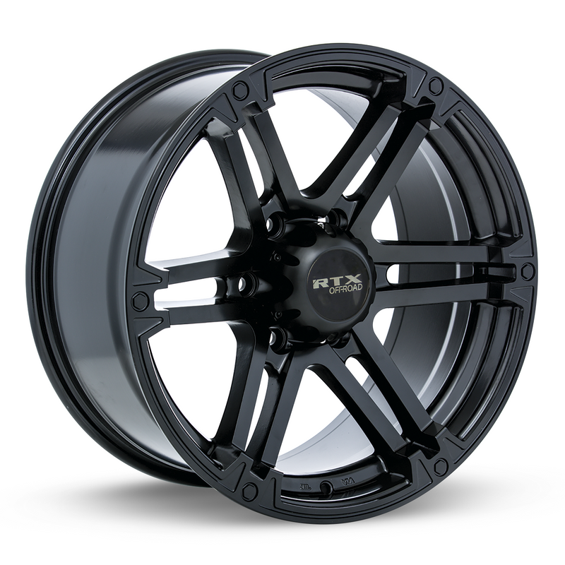 Load image into Gallery viewer, RTX® (Offroad) • 081815 • Slate • Satin Black • 18x9 6x139.7 ET20 CB106.1
