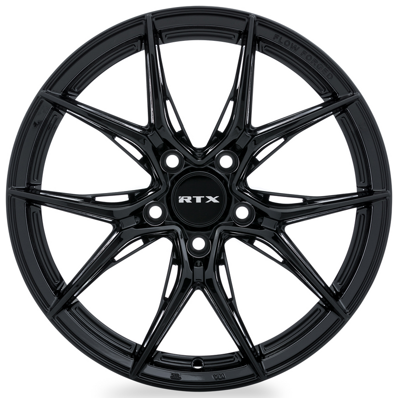 Load image into Gallery viewer, RTX® (RTX) • 082841 • Slick • Gloss Black • 17x7.5 5x114.3 ET42 CB73.1
