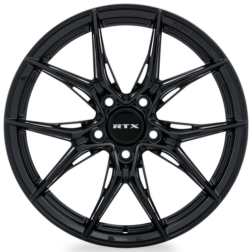 RTX® (R-Spec) • 082843 • Slick • Gloss Black • 19x8.5 5x114.3 ET42 CB73.1