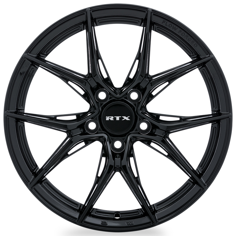 Load image into Gallery viewer, RTX® (RTX R-Spec) • 082842 • Slick • Gloss Black • 18x8.5 5x114.3 ET38 CB73.1
