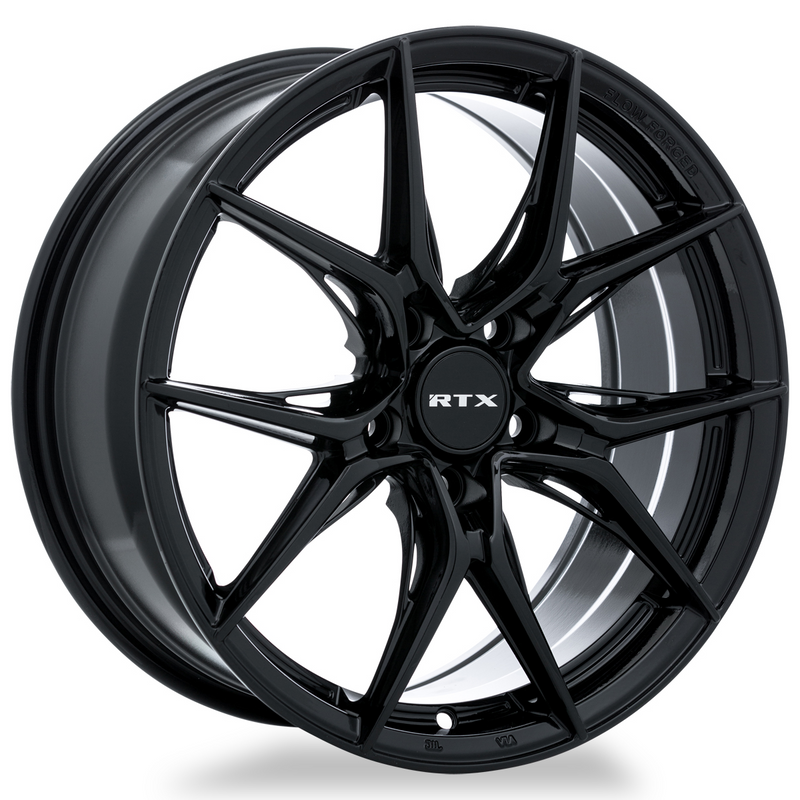 Load image into Gallery viewer, RTX® (RTX) • 083017 • Slick • Gloss Black • 22x9 5x114.3 ET35 CB67.1
