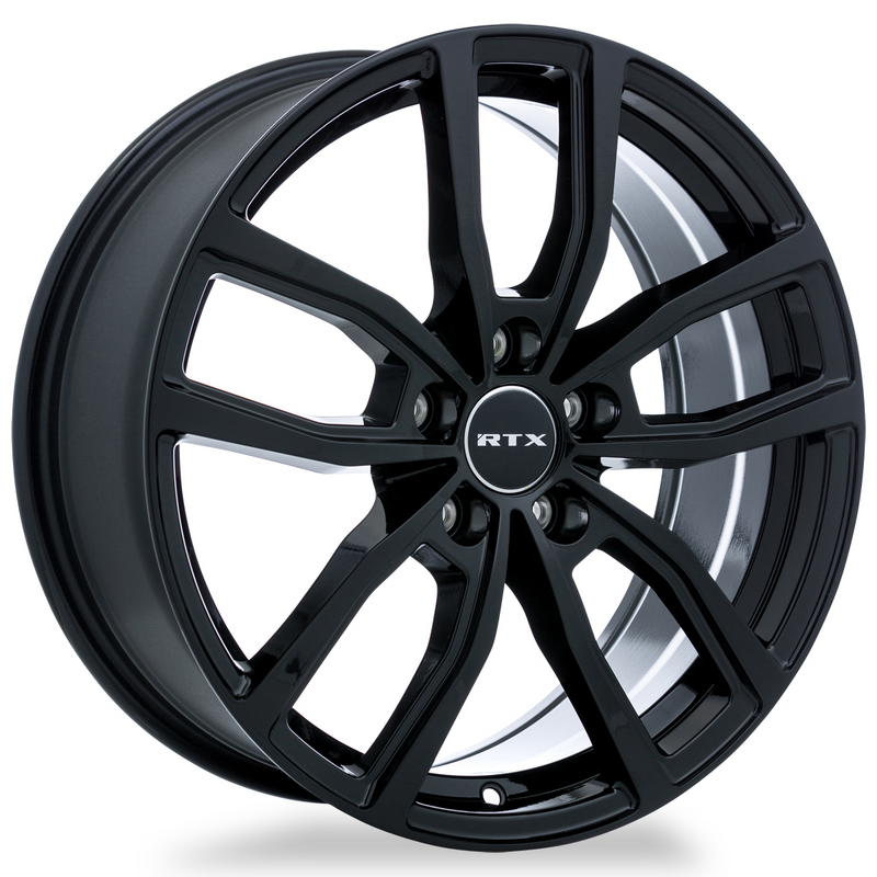 Load image into Gallery viewer, RTX® (RTX) • 163710 • Solstice • Gloss Black • 18x7.5 5x114.3 ET35 CB66.1
