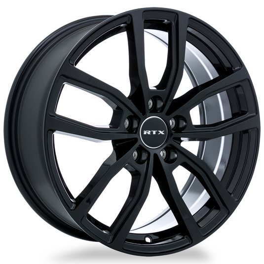 RTX® (RTX) • 163710 • Solstice • Gloss Black • 18x7.5 5x114.3 ET35 CB66.1