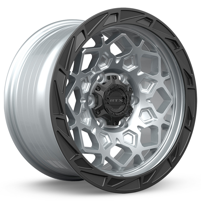 Chargez l'image dans la visionneuse de la galerie, RTX® (Offroad) • 083468 • Spade • Hyper Silver Black Lip • 18x9 6x139.7 ET10 CB106.1
