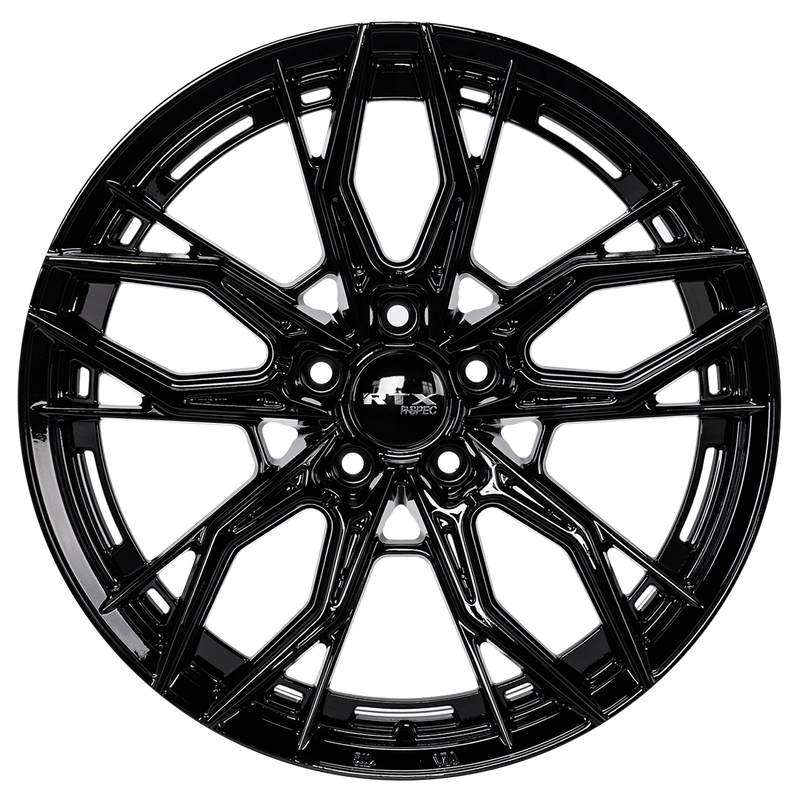 Chargez l&#39;image dans la visionneuse de la galerie, RTX® (R-Spec) • 083477 • Spur • Gloss Black • 18x8 5x114.3 ET40 CB73.1
