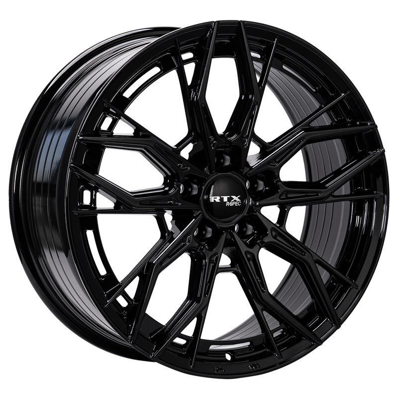 Chargez l'image dans la visionneuse de la galerie, RTX® (R-Spec) • 083476 • Spur • Gloss Black • 17x7.5 5x114.3 ET40 CB73.1
