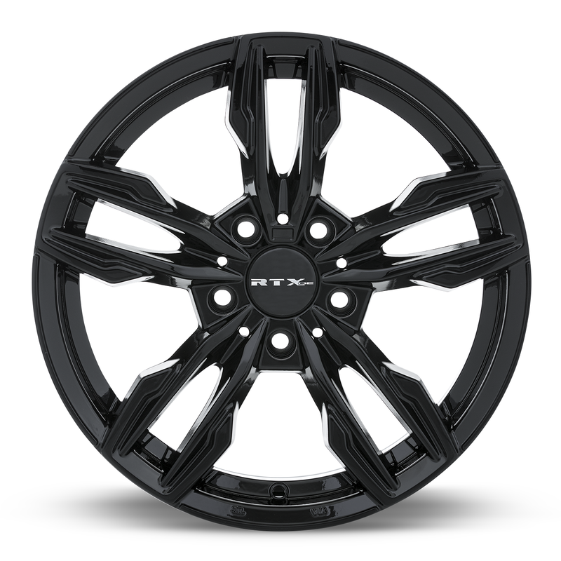 Chargez l&#39;image dans la visionneuse de la galerie, RTX® (OE) • 082361 • Stade • Gloss Black • 18x8 5x120 ET35 CB72.6
