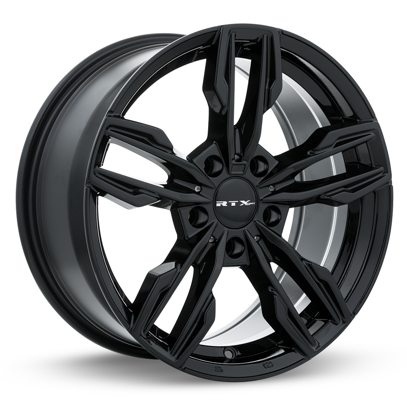 Chargez l&#39;image dans la visionneuse de la galerie, RTX® (OE) • 082361 • Stade • Gloss Black • 18x8 5x120 ET35 CB72.6
