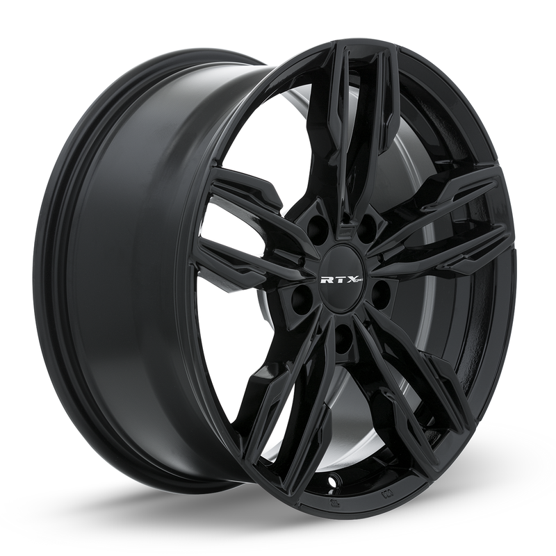 Chargez l&#39;image dans la visionneuse de la galerie, RTX® (OE) • 082361 • Stade • Gloss Black • 18x8 5x120 ET35 CB72.6
