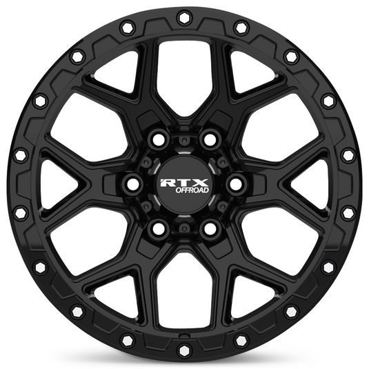 RTX® (Offroad) • 178620 • Storm • Gloss Black with Milled Rivets • 20x9 6x139.7 ET20 CB106.1