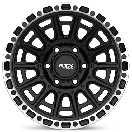 RTX® (Offroad) • 178609 • Striker • Noir brillant fraisé avec lèvre usinée • 17x8,5 6x139,7 ET10 CB106,1