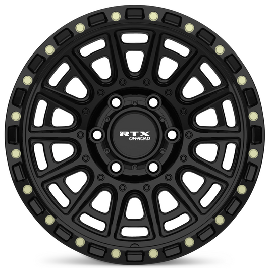 RTX® (Offroad) • 178617 • Striker • Gloss Black with Milled Rivets • 20x9 6x139.7 ET10 CB106.1