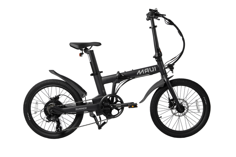 Chargez l&#39;image dans la visionneuse de la galerie, Maui MBFB02BLK - Vélo électrique pliant 350w noir
