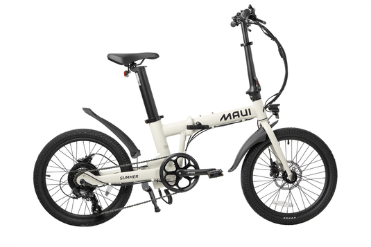 Maui MBFB02WTH - Electric folding bike 350w white